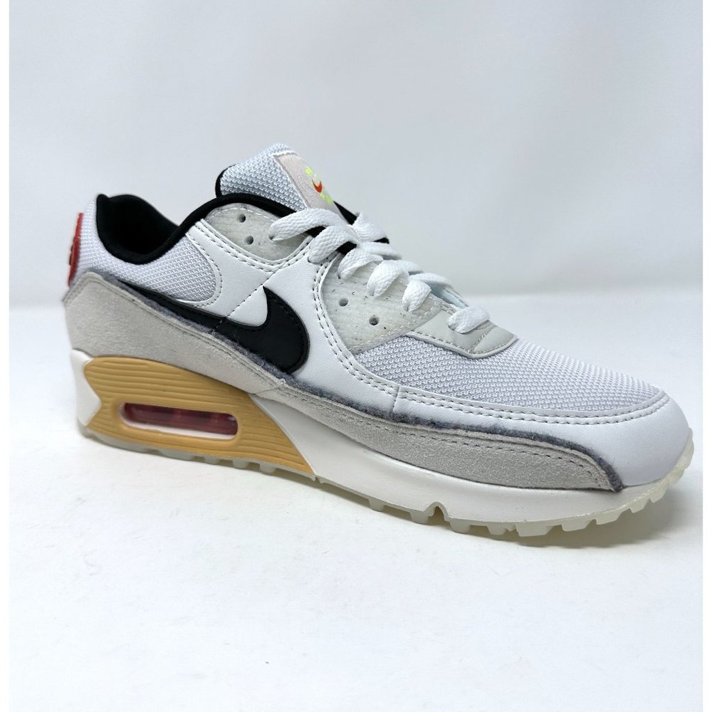 Nike Air Max 90 SE Swoosh Fiber White DV3335-100  NEW - Picture 4 of 7
